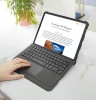 Dux Ducis Touchpad Tastaturhülle Tablethülle Kabellose Bluetooth Tastatur iPad Air 2020 / 2022 (iPad Air 4 / 5) / iPad Pro 11'' 2022, 2021, 2020, 2018 schwarz