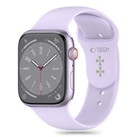 Tech-Protect Silicone Strap for Apple Watch 4 / 5 / 6 / 7 / 8 / 9 / SE / Ultra 1 / 2 (42 / 44 / 45 / 49 mm) - Purple