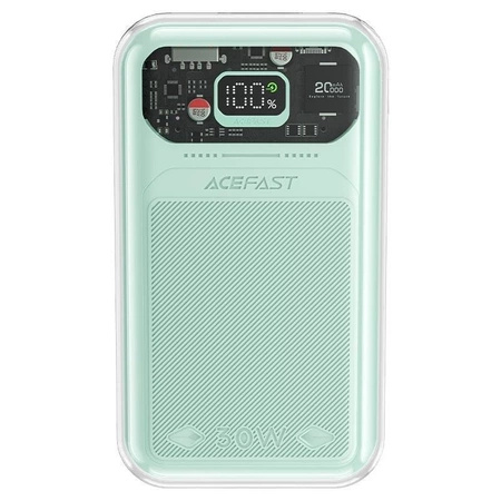 Acefast power bank 20000mAh Sparkling Series fast charging 30W green (M2)