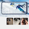 Clear 3in1 case for Samsung Galaxy S23+ silicone cover with frame blue