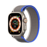 Velcro Sports Strap for Apple Watch Ultra/8/7/6/SE/5/4/3/2/1 (42, 44, 45, 49mm) Dux Ducis Strap YJ Version - Blue Gray