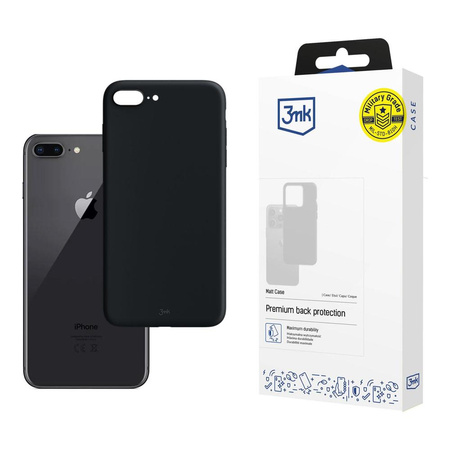 3MK Matt Case iPhone 8 Plus czarny /black