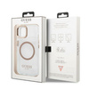 Guess GUHMP13MHTRMD iPhone 13 6,1" złoty/gold hard case Metal Outline Magsafe