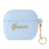 Guess GUA3LSCHSB AirPods 3 cover blue / blue Silicone Charm Collection