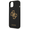 Guess nakładka do iPhone 13 Mini 5,4&quot; GUHCP13SLS4GGBK czarny hard case Silicone 4G Logo