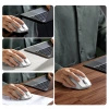 Ugreen MU101 ergonomic wireless mouse Bluetooth / 2.4 GHz - white