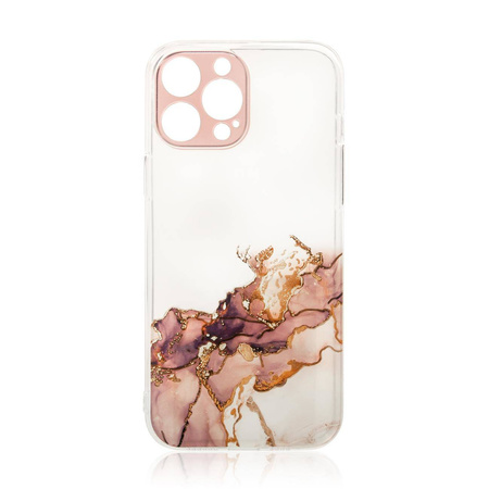 Marble Case für Xiaomi Redmi Note 11 Gel Cover Marble Brown