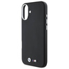 Original Handyhülle IPHONE 16 PLUS BMW Hardcase M Smooth Full Wrapped Metal MagSafe (BMHMP16M23PMWK) schwarz