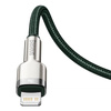 Baseus Cafule Series Metal Data Cable Type-C to iP PD 20W 1m Green