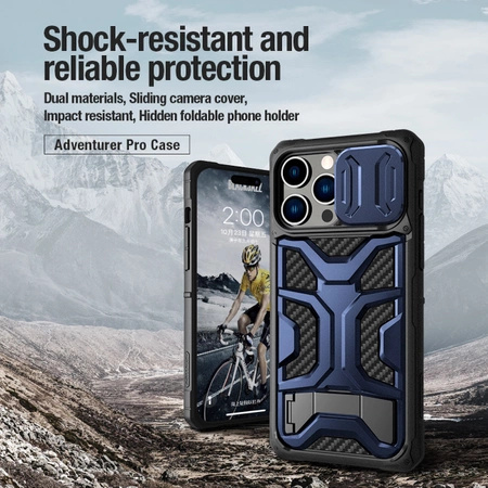 Etui Nillkin Adventurer Pro Case na iPhone 14 Pro - czarne