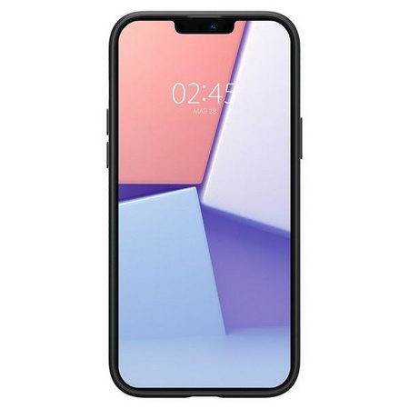 Spigen Liquid Air etui pokrowiec do iPhone 13 Pro Max cienka żelowa obudowa czarny matowy