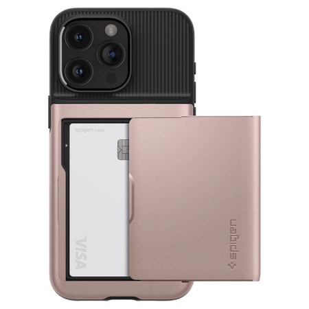 Spigen Slim Armor CS Hülle für iPhone 15 Pro – Rosa