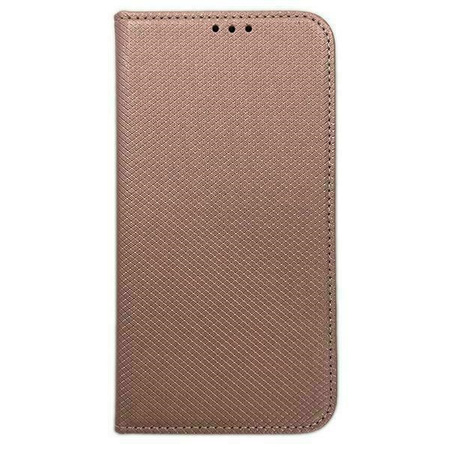 Etui Smart Magnet book Realme C63 różowo złoty/rose gold