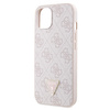 Original Case IPHONE 14 PRO MAX Guess Hardcase Crossbody 4G Metal Logo (GUHCP14XP4TDSCPP) pink