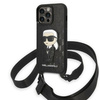 Karl Lagerfeld NFT Monogram Ikonik Patch - Etui iPhone 14 Pro (czarny)