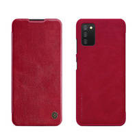 Nillkin Qin original leather case cover for Samsung Galaxy A03s brown