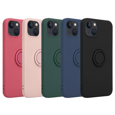 Etui Silicon Ring do Iphone 11 PRO jasno czerwony