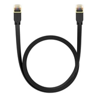 Baseus schnelles RJ45-Kat.-Netzwerkkabel. 7 10 Gbit/s 2 m flach schwarz