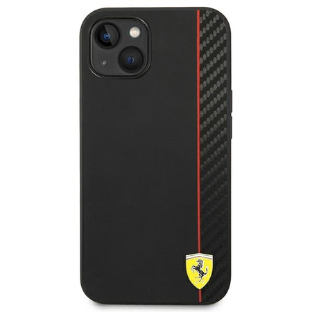 Original Case IPHONE 14 PLUS Ferrari Hardcase Carbon (FEHCP14MAXBK) black