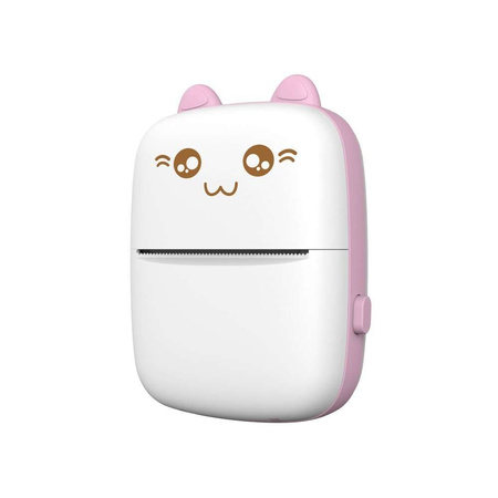 Thermal printer mini cat HURC9 - pink