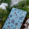 Etui Smart Trendy Winter Birds do Samsung A13 5G / A04S