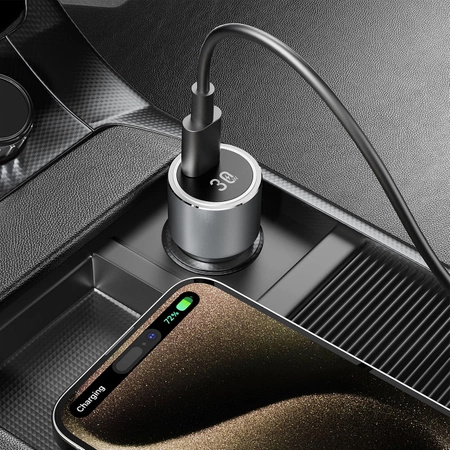 Dudao R14 USB-C 30W PD Autoladegerät – Silber