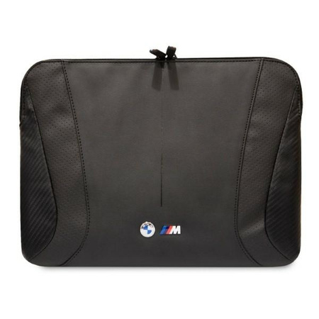 Original Handyhülle LAPTOP 16" BMW Sleeve Carbon&Perforated (BMCS16SPCTFK) schwarz