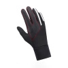 Insulated, non-slip sports phone gloves (size L) - black