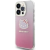 Hello Kitty IML Gradient Electrop Kitty Head case for iPhone 15 Pro - pink