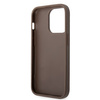 Guess GUHCP15L4GMGBR iPhone 15 Pro 6.1&quot; brown/brown hardcase 4G Big Metal Logo