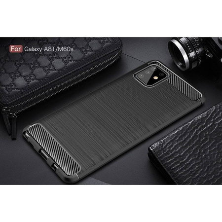 Etui SAMSUNG GALAXY NOTE 20 Pancerne Carbon czarne