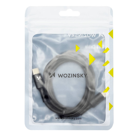 Wozinsky cable USB Type C - Lightning Power Delivery 18W 2m black (WUC-PD-CL2B)