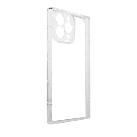 Square Clear Case etui do Samsung Galaxy A12 5G żelowy pokrowiec przezroczysty