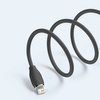 Baseus-Kabel, USB-Kabel - Lightning 2.4A Länge 1,2 m Jelly Liquid Silica Gel - schwarz