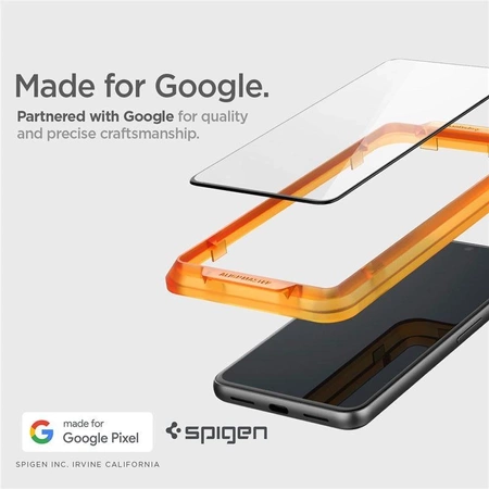 Spigen ALM Glas.tR gehärtetes Glas für Google Pixel 8 Pro - 2 Stk.