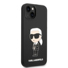 Karl Lagerfeld nakładka do iPhone 14 Plus 6,7" KLHMP14MSNIKBCK czarna hard case Magsafe Silicone NFT Ikonik