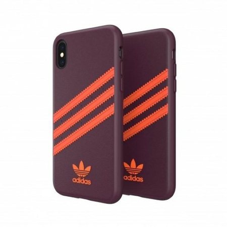 Original Case IPHONE X / XS Adidas OR Moulded Case PU 40561 maroon