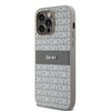 DKNY DKHCP14XPRTHSLE iPhone 14 Pro Max 6.7" beżowy/beige hardcase Leather Mono Stripe & Metal Logo