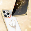 Kingxbar Wish Series case for iPhone 14 Plus decorated with golden crystals