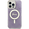 Guess GUHMP14XH4STU iPhone 14 Pro Max 6.7" purpurowy/purple hardcase 4G MagSafe