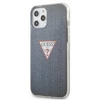 Guess GUHCP12LPCUJULDB iPhone 12 6,7" Pro Max granatowy/dark blue hardcase Jeans Collection