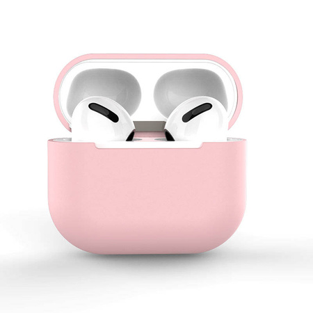 Case für AirPods 2 / AirPods 1 Silikon Softcover für Kopfhörer rosa (Case C)