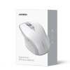 Ugreen MU101 ergonomic wireless mouse Bluetooth / 2.4 GHz - white