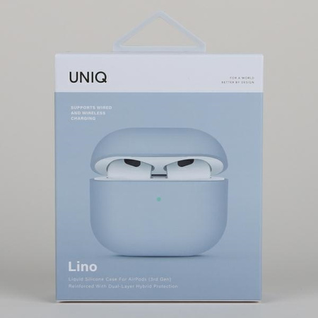 Uniq case Lino AirPods 3 gen Silicone blue/arctic blue