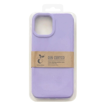 Eco Case etui iPhone 14 Pro silikonowy degradowalny pokrowiec granatowe