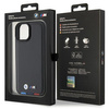 BMW BMHCP15S22PTDK iPhone 15 6.1&quot; black/black Leather Stamp Tricolor