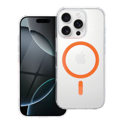 Drop Glue Colorful Ring Mag Cover kompatybilny z MagSafe pasuje do SAMSUNG A16 pomarańczowy