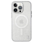 Uniq Hülle Coehl Lumino iPhone 15 Pro 6,1&quot; Magnetisches Laden Silber/Funkelndes Silber