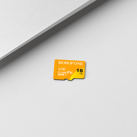 Borofone Karta pamięci MicroSD  16GB SDHC Class10 85MB/s