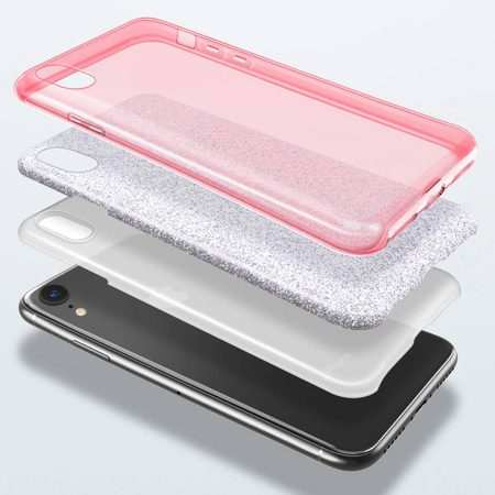 Case IPHONE 14 Glitter pink